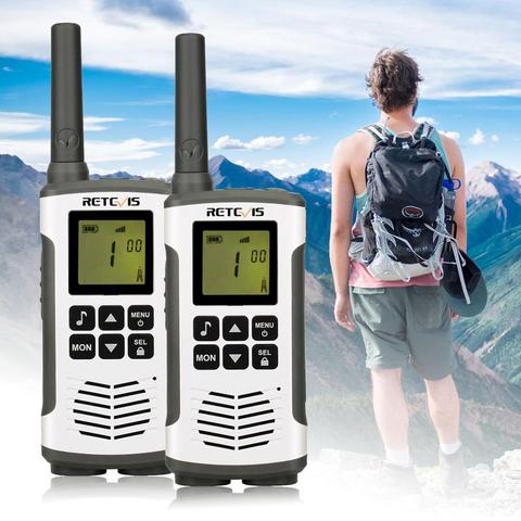 Retevis RT45 PMR Radio Mini PMR Walkie Talkie 2 uds 0,5 W PMR446 PMR 446 francos de dos vías de Radio Camping/senderismo/viajando Walkie-Talkie ► Foto 1/6