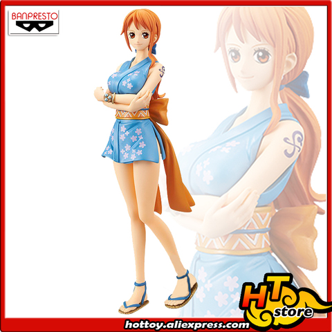 100% Original Banpresto DXF-GRANDLINE LADY- Wano país vol.1Collection figura-Nami de 