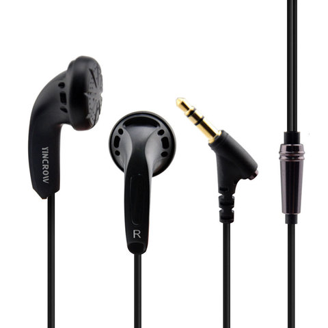 Más YINCROW X6 en-oído auriculares de 3,5mm cabeza plana Bio celulosa auriculares HiFi profesional auriculares sin Mic para iphone ► Foto 1/6