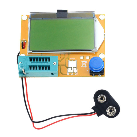 Medidor de Transistor LCR-T4 ESR, probador de diodo, triodo, capacitancia, SCR, inductancia, apagado automático, pantalla LCD, Uds. ► Foto 1/6