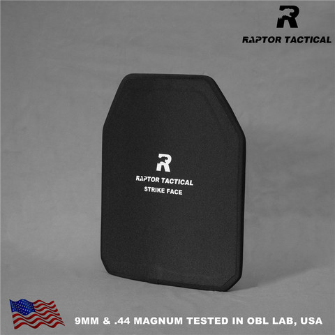 Raptor 10*12 pulgadas NIJ nivel IIIA PE a prueba de balas balísticos placa Nivel 3A sola balísticos a prueba de balas Panel armadura de cuerpo ► Foto 1/6