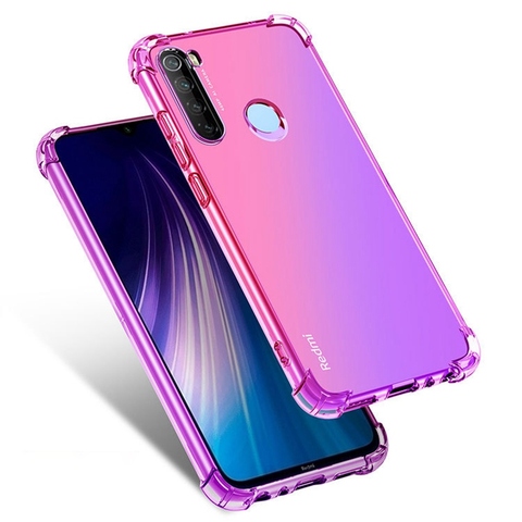 Color del gradiente de la cubierta de TPU funda de teléfono para Xiaomi Mi 9 Lite SE 9T CC9 Nota 10 Pro A3 Redmi Note 8T 5 5 5 6 6 7 8 Pro K20 7A 8A Coque ► Foto 1/6