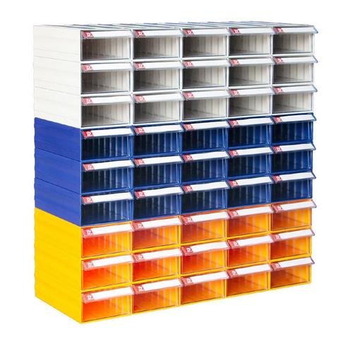 YesStackable-piezas pequeñas de plástico gruesas para el hogar, caja de contenedor combinado, estante de almacenamiento de componentes de cajón, suministro de bloques de construcción ► Foto 1/6