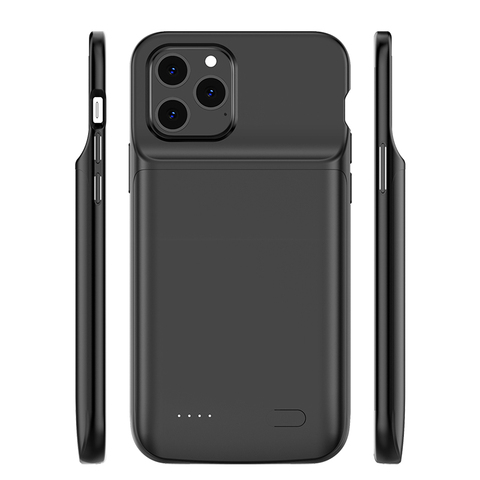 Funda de cargador de batería para iPhone 12 Pro Max, cubierta de silicona líquida a prueba de golpes, cubierta de PowerBank extensible para iPhone 12 Mini Capa ► Foto 1/6