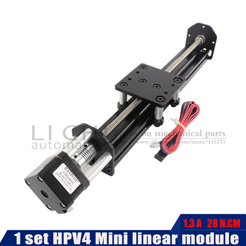 HPV4-motor paso a paso NEMA17, modelo lineal con ranura de 100 V (T8*8 tornillo de plomo), kit de enrutador Reprap de eje Z de 12mm, 14mm, 8 piezas de impresora 3D ► Foto 1/6