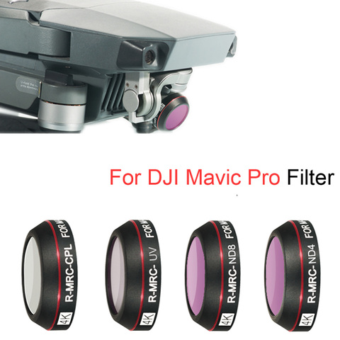 Filtro para Dron para DJI Mavic Pro CPL UV STAR ND 4 8 16 32, juego de filtros de lente para cámara cardán Mavic Pro, accesorios de cámara 4K ► Foto 1/6