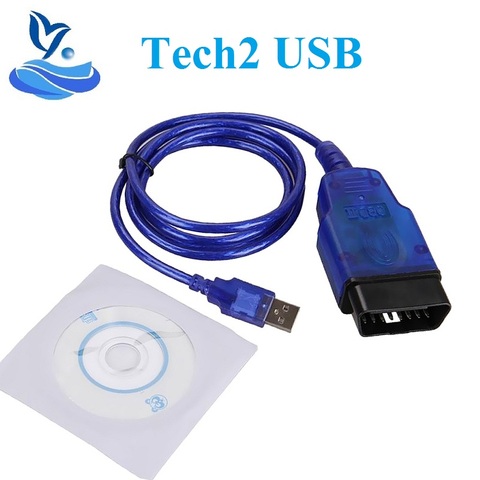 Caliente conectores para Opel Tech2 USB Cables de diagnóstico con FTDI FT232 Chip Tech 2 interfaz USB Auto OBD2 OBD herramienta de escaner ► Foto 1/3