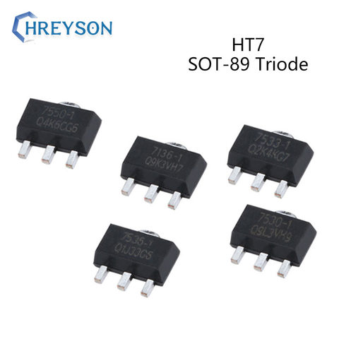 10 uds tres terminales Chip regulador de tensión HT7350-A HT7530-1 HT7533 HT7536-1 HT7550 HT1015-1 HT7130-1 HT7133 HT7136-1 SOT-89 ► Foto 1/6