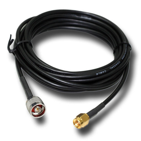 Cable Coaxial RG58 negro con N macho a SMA macho, cable de antena de baja pérdida para repetidor de señal móvil, Cable de antena ► Foto 1/1