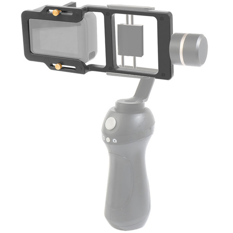 Adaptador de cardán de mano, placa de montaje intercambiadora para GoPro 9, estabilizador de cámara negra, Clip para 9/8 Go Pro, accesorios de cámara ► Foto 1/6