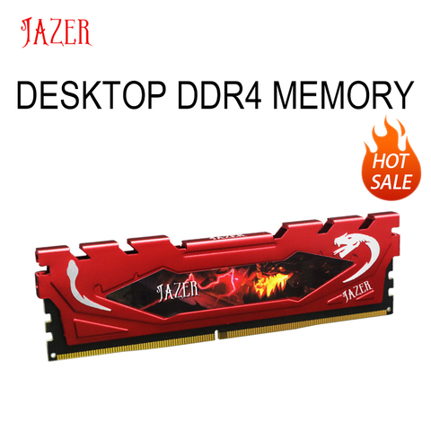 JAZER de escritorio Ram 8GB 16GB DDR4 4GB 2400mhz 2666mhz 3000mhz 3200mhz memoria de la computadora con disipador de calor ► Foto 1/6