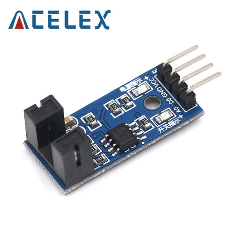 Módulo de Sensor de velocidad infrarrojo F249 de 4 pines para Arduino/51/AVR/PIC 3,3 V-5V de alta calidad ► Foto 1/6