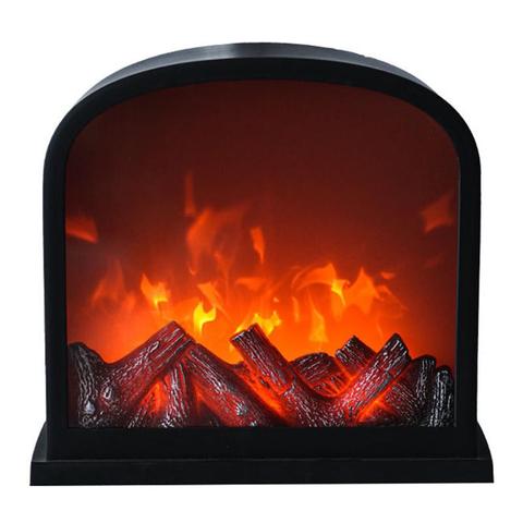 1 Set lámpara para chimenea invierno vacaciones casa de fiesta decorativa luz de la simulación de llama lámpara de cocina escritorio colgante péndulo ► Foto 1/6