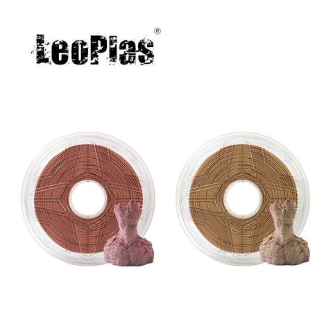 Leopardo-filamento PLA de madera para impresora 3D, suministros de impresión, Material plástico, consumibles, 1kg, 1,75mm ► Foto 1/6