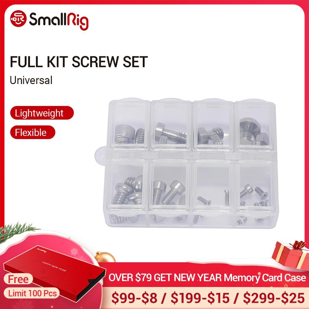 SmallRig-Kit completo de tornillos para jaula de cámara, accesorios de montaje y asas y placas, 1/4 