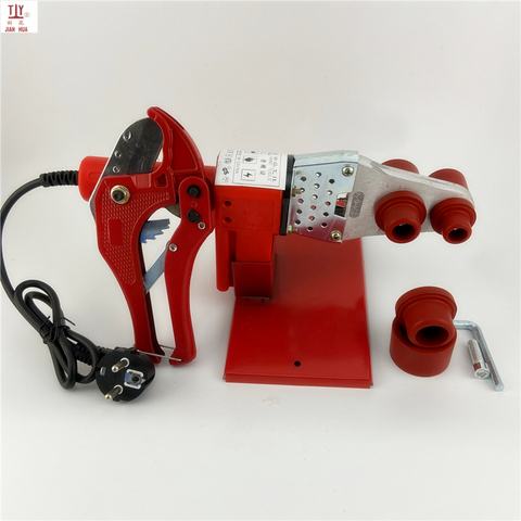 Juego de tubería de hierro para soldar, equipo de soldadura de plástico, rojo, nuevo, 600W, 20mm, 25mm, 32mm, PPR, China, 1 Juego ► Foto 1/6