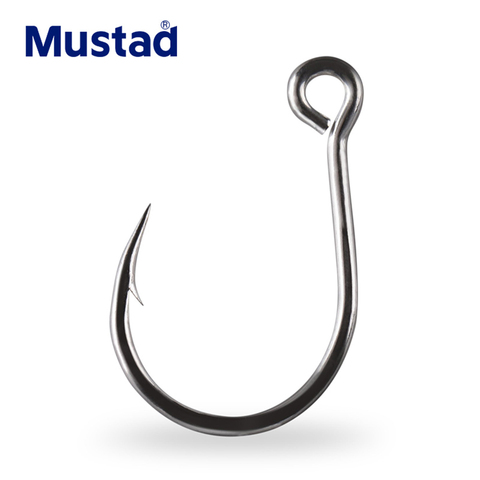 MUSTAD-anzuelo con púas 10121NP-DT KAIJU #3/0-8/0, ojo grande, gancho ancho de 4,3 x, de acero al carbono, afilado, para pesca en el mar ► Foto 1/6