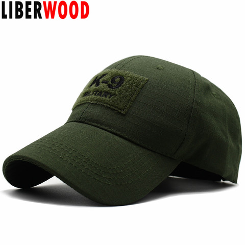 LIBERWOOD K-9 perro policía especial del ejército K9 perro de servicio CP ACU Multicam operador tapa táctico gorra de béisbol de los hombres sombreros con parche ► Foto 1/6