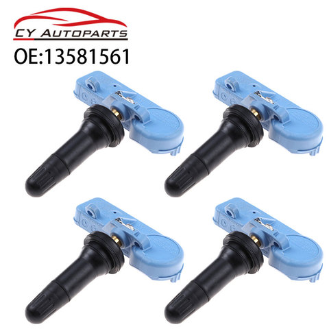 4 Uds nuevo Sensor de presión de neumáticos para 2014-2022 Opel Corsa E Adam Opel Chevrolet 433MHz Sensor TPMS 13581561 ► Foto 1/6