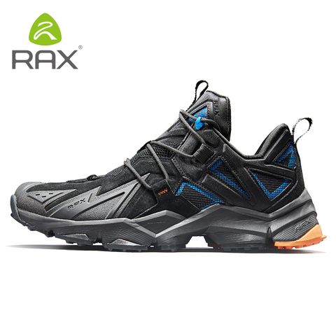 RAX-zapatillas de correr para hombre, calzado deportivo para caminar al aire libre, de cuero, cálido, para invierno ► Foto 1/6