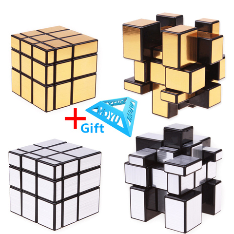 3x3x3 Magic Mirror Cubes Cast Coated Puzzle  Professional Speed Magic Cube  Magic Education Toys For Children ► Foto 1/6