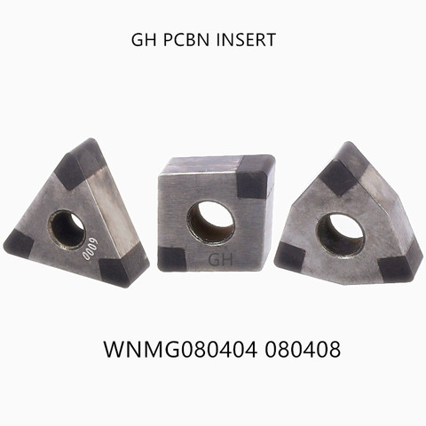 Herramienta de torneado de torno cnc, inserto sólido cbn, WNMG, VNGA1604, CNMG1204, SNGA1204, hoja PCBN, herramientas de corte de metal para acero de hierro fundido ► Foto 1/6