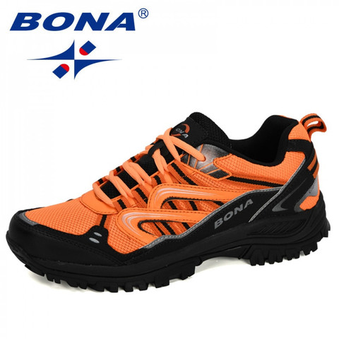 BONA 2022 nuevos diseñadores populares zapatillas de senderismo zapatos de hombres Trekking al aire libre Zapatos Hombre turismo deportes de acampada zapatos de caza de moda ► Foto 1/6