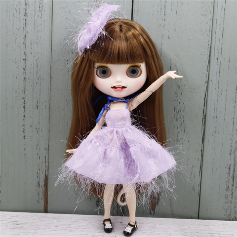 ICY DBS-Conjuntos de muñeca Blyth, ropa bjd, Vestido camisero, 1/6 ► Foto 1/6