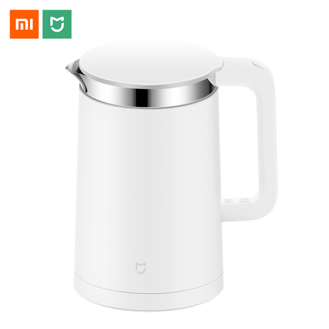 Xiaomi-hervidor de agua eléctrico Mijia, tetera con termostato de temperatura constante, Control por aplicación, 1.5l, Caldera de agua inteligente de acero inoxidable ► Foto 1/6