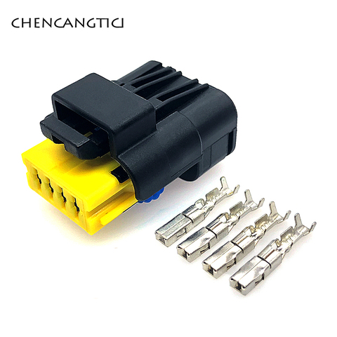 Conector de arnés de cableado automotriz, 2 juegos, 4 pines, 1,5mm, FCI, 211 PC042S4021, 211PC042S4021 ► Foto 1/6