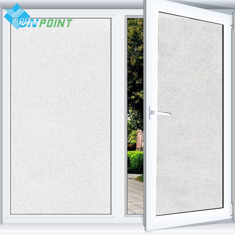 Pegatinas de vidrio esmerilado de PVC, película decorativa de privacidad para baño, impermeable, autoadhesiva, para ventana electrostática ► Foto 1/6