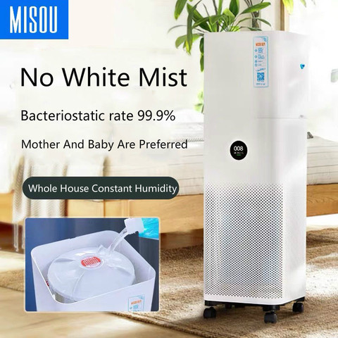 MISOU-humidificador silencioso de gran capacidad, actualización 2022, sin niebla, adecuado para purificador de aire Xiaomi 1/2/2S/3/3H Air Pro ► Foto 1/6