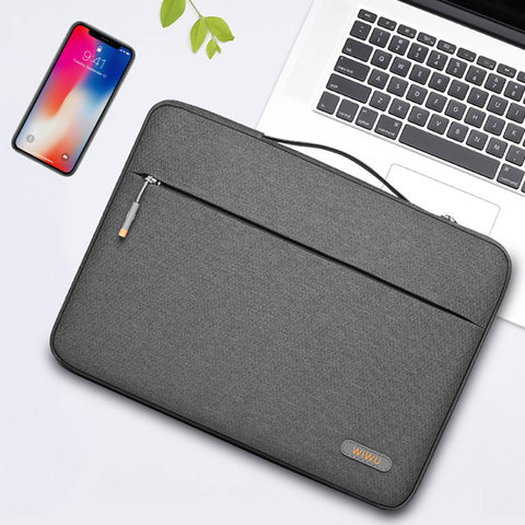 WiWU-funda impermeable para ordenador portátil MacBook Air 13 A2337 M1 Chip 2022, bolso ordenador portátil mango Simple, funda para MacBook Pro 13 A2338 2022 ► Foto 1/6