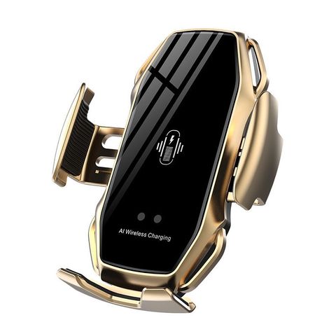 Cargador inalámbrico para coche, soporte de teléfono de coche con sujeción rápida y automática, 20W, inducción infrarroja Qi, para iPhone Xs, Huawei, LG ► Foto 1/6