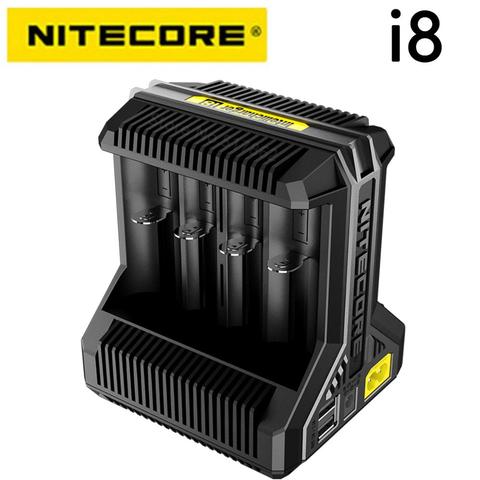 Nitecore-cargador inteligente i8, dispositivo USB con 8 ranuras, 4A salida Total, para IMR18650 16340 10440 AA AAA 14500 26650 ► Foto 1/6