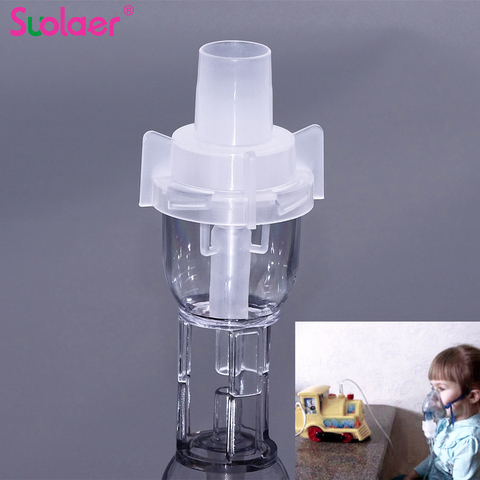 10/6ML médico atomizado tanque taza para nebulizador compresor de aire portátil medicina para el asma de alergia inhalador Aerosol medicación puede ► Foto 1/6