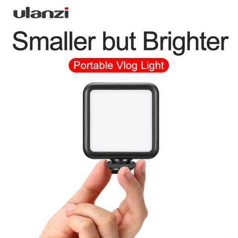 Ulanzi VL-49 Ultra brillante 6W Vlog Mini luz LED para vídeo bulit-in Batería 2000mAh CRI 95 Luz de relleno regulable fotografía iluminación ► Foto 1/6