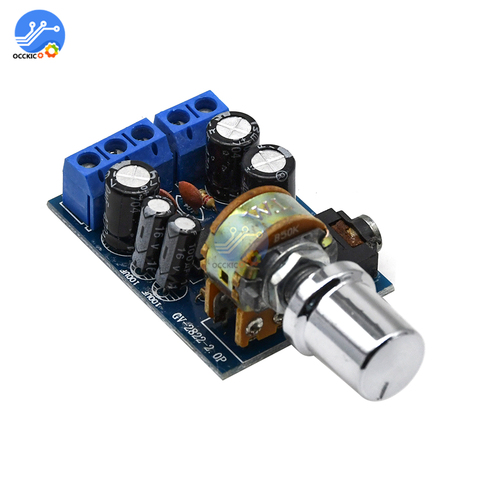 Módulo amplificador de potencia de audio estéreo TDA2822M Mini 2,0 Canal 1W * 2 DC 5V 12V módulo amplificador de sonido de coche ► Foto 1/6