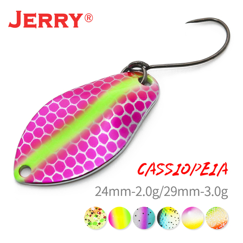 Señuelo de pesca con cuchara de trucha Jerry, cebo Artificial de agua salada con ganchos afilados, cuchara de bajo de 2g 3g, aparejos de Pecsa ► Foto 1/6