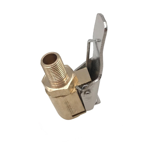 Adaptador de conector de 8mm de latón para coche, accesorios para coche, inflador de mandril de aire de rueda de neumático, abrazadera de Clip de válvula, 1 ud. ► Foto 1/6