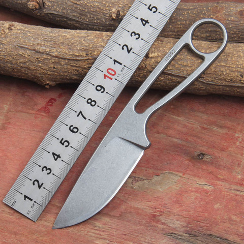 Cuchillo táctico de hoja fija para caza y acampada, herramientas de supervivencia, cuchillos rectos Kydex EDC ► Foto 1/6