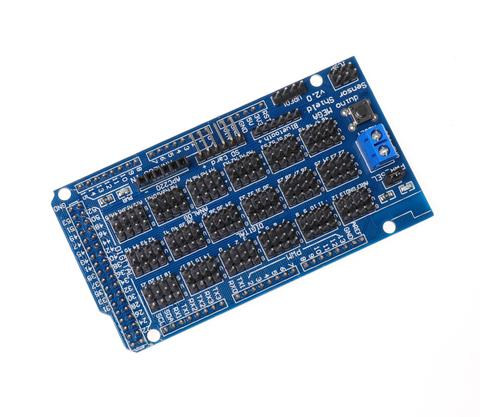 Placa de desarrollo de expansión dedicada para Arduino, Escudo de MEGA Sensor V1.0 V2.0, MEGA 2560 Sup IIC Bluetooth SD, piezas de Robot DIY ► Foto 1/5