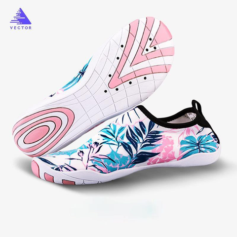 Vector Diving Aqua-zapatos de esnórquel para hombre y mujer, calcetín de playa de verano, zapatillas de secado rápido para nadar ► Foto 1/6