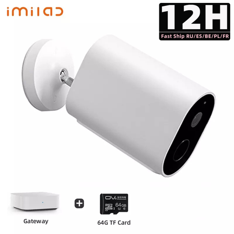 Xiaomi-cámara inteligente para exteriores Imilab, HD, 1080P, aplicación MiHome, puerta de seguridad inalámbrica, infrarroja, visión nocturna, versión Global IP66 ► Foto 1/6