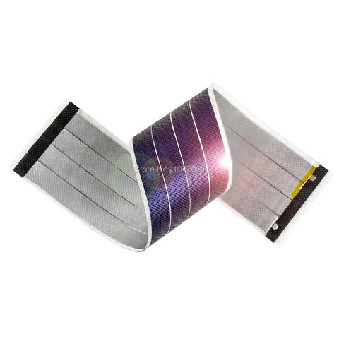 Panel Solar Flexible y profesional, placa de células solares fotovoltaicas con película fina, bricolaje, cargador de batería, resistente al agua, plegable, 2W ► Foto 1/6