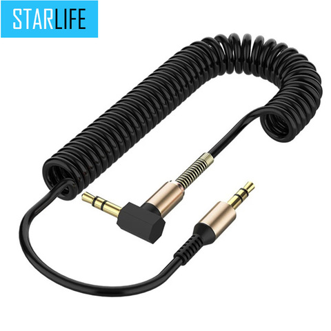 Cable de Audio de 3,5mm, Cable auxiliar de 3,5mm para altavoces de 3,5mm para iPhone 6, SamsungGalaxy s8, auriculares para coche, Xiaomi Redmi 4x ► Foto 1/6