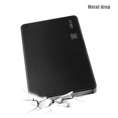 2,5 pulgadas SATA adaptador de disco duro SSD plástico USB 2,0/3,0 caja externa Funda de disco duro móvil con bolsa de Cable USB nuevo ► Foto 1/6