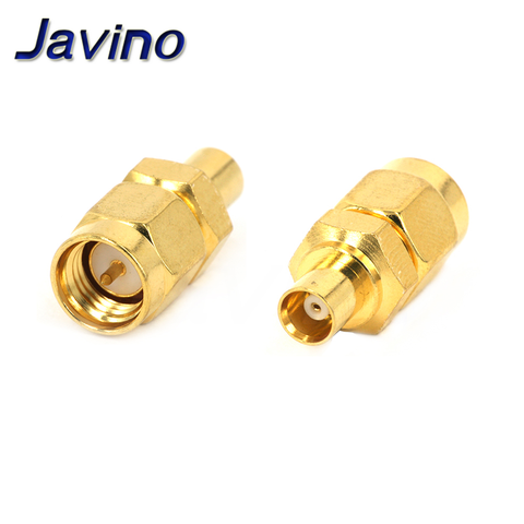 SMA macho a MCX jack hembra conector adaptador coaxial de RF recto chapado en oro ► Foto 1/6