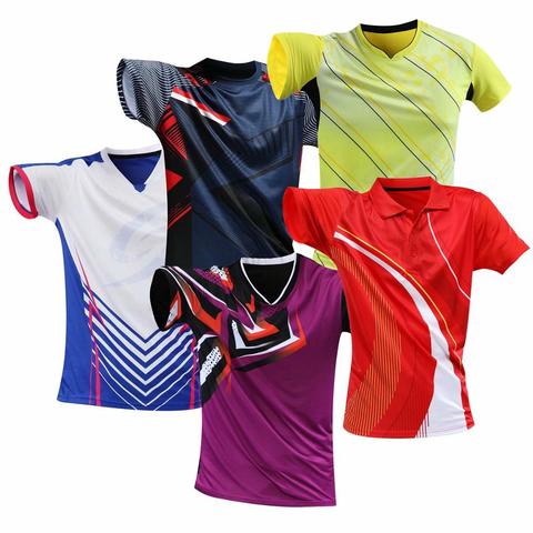 Camiseta de tenis para hombre y mujer, ropa de tenis de mesa para niñas, Kit de ping pong, camiseta de bádminton, camisetas deportivas geniales para hombre y mujer ► Foto 1/6