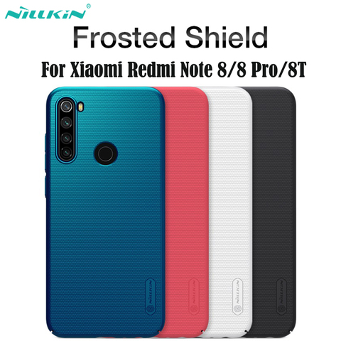 Para Xiaomi Redmi Note 8T Note 8 Pro caso Nillkin Super Frosted Shield cubierta trasera de PC duro caso protector para Xiaomi Redmi Note8 ► Foto 1/6